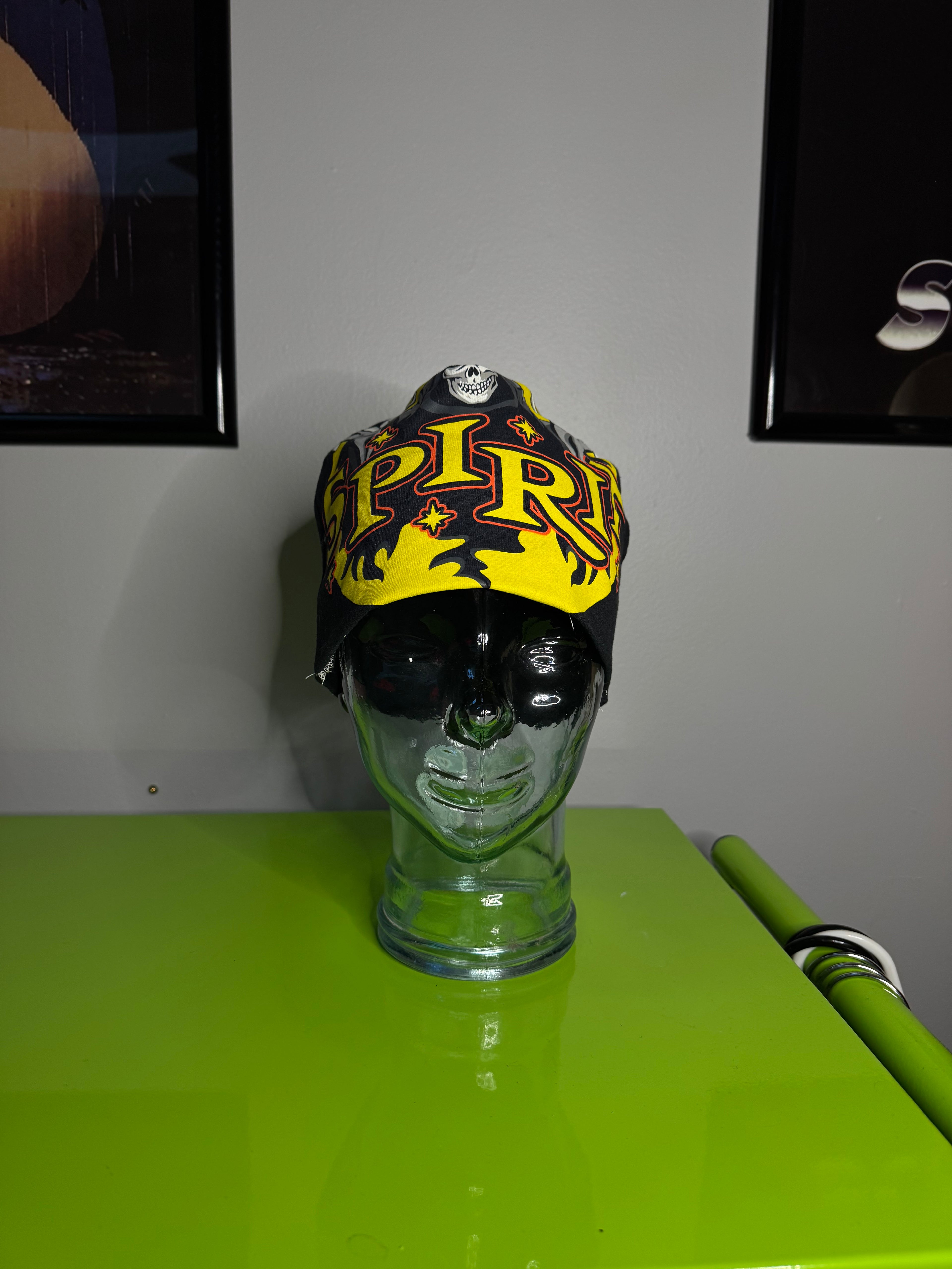 Spirit Halloween logo beanie