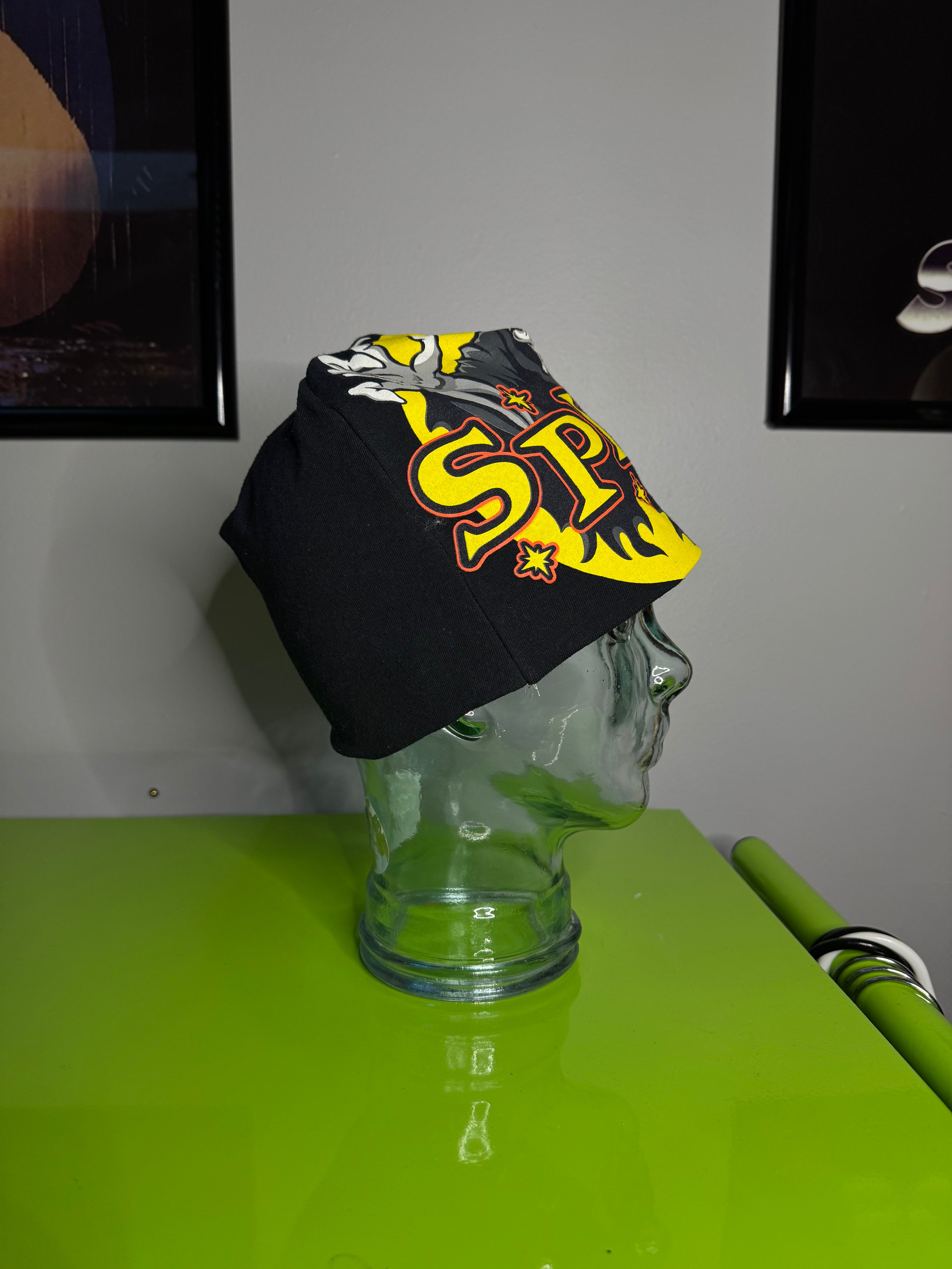 Spirit Halloween logo beanie