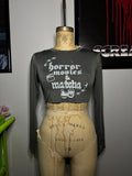 Horror & Matcha Grey Long Sleeve