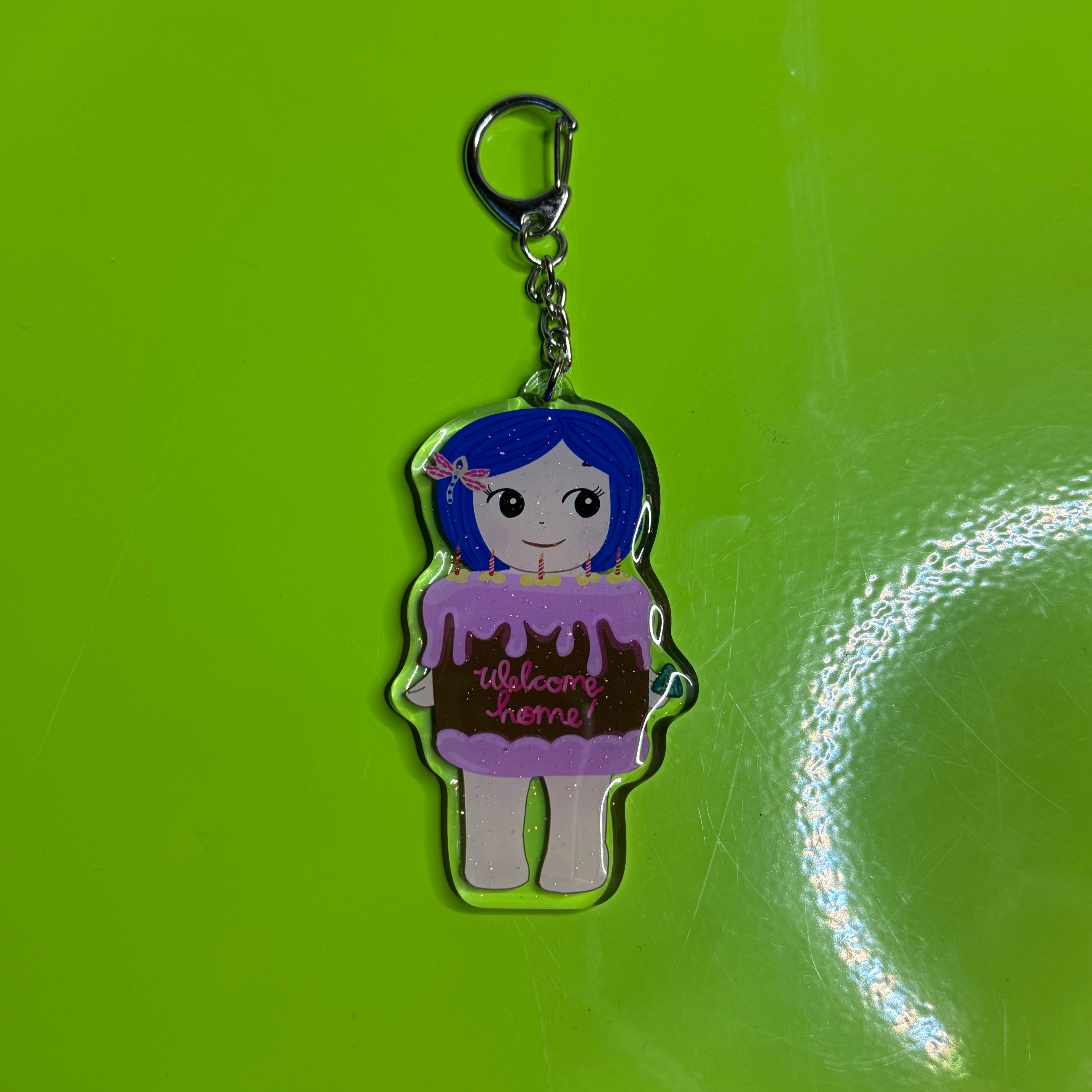 Coraline keychain